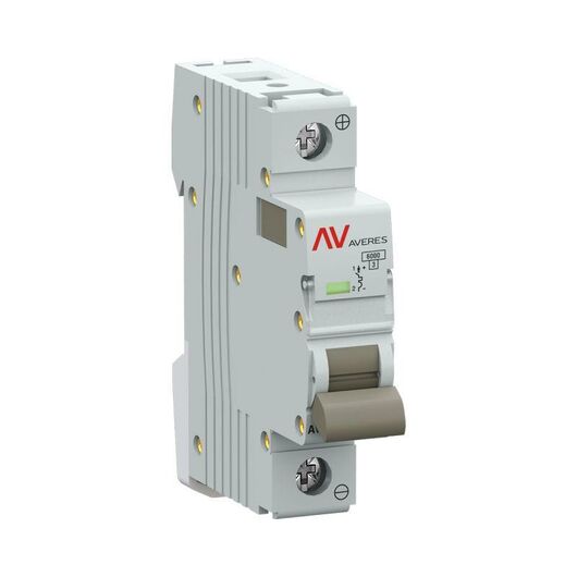 Выключатель автоматический модульный 1п C 40А 6кА AV-6 AVERES EKF mcb6-DC-1-40C-av, изображение 3 • Купить по низкой цене в интернет-магазине СМЭК