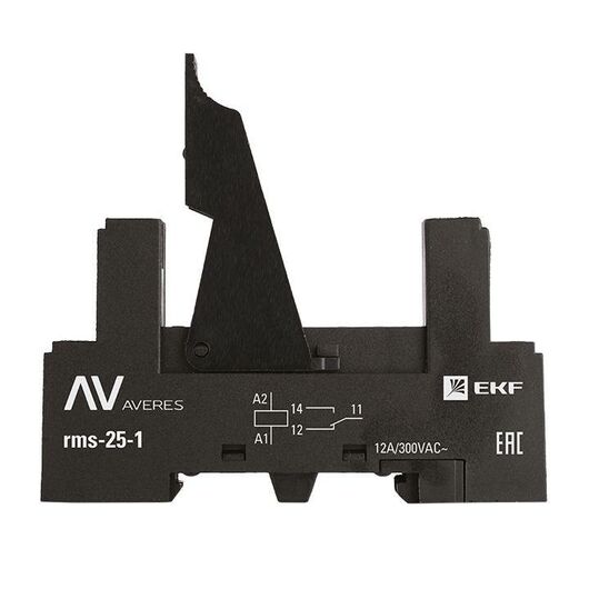 Разъем для реле РM slim 25/1 AVERES EKF rms-25-1, изображение 2 • Купить по низкой цене в интернет-магазине СМЭК