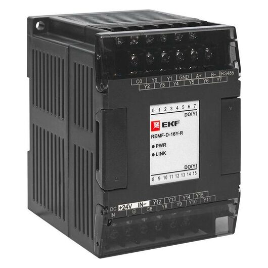 Модуль дискретного вывода REMF 16 PRO-Logic EKF REMF-D-16Y-R, изображение 7 • Купить по низкой цене в интернет-магазине СМЭК