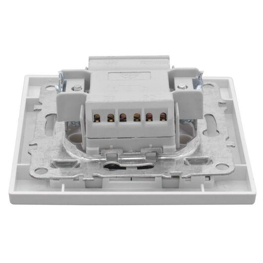 Выключатель 2-кл. СП Минск 10А IP20 с индикатором бел. Basic EKF ERV10-123-10, изображение 2 • Купить по низкой цене в интернет-магазине СМЭК