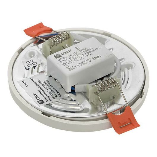 Светильник светодиодный ДВО 1003 6Вт 6500К IP20 встраив. Basic EKF DLL-1003-6-6500 • Купить по низкой цене в интернет-магазине СМЭК