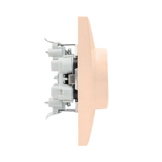 Розетка 2-м СП Валенсия 16А IP20 с заземл. защ. шторки крем. PROxima EKF EWR16-128-20, изображение 2 • Купить по низкой цене в интернет-магазине СМЭК