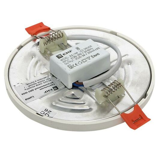 Светильник светодиодный ДВО 1006 9Вт 6500К IP20 встраив. Basic EKF DLL-1006-9-6500, изображение 9 • Купить по низкой цене в интернет-магазине СМЭК