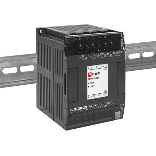 Модуль дискретного ввода REMF 16 PRO-Logic EKF REMF-D-16X, изображение 4 • Купить по низкой цене в интернет-магазине СМЭК