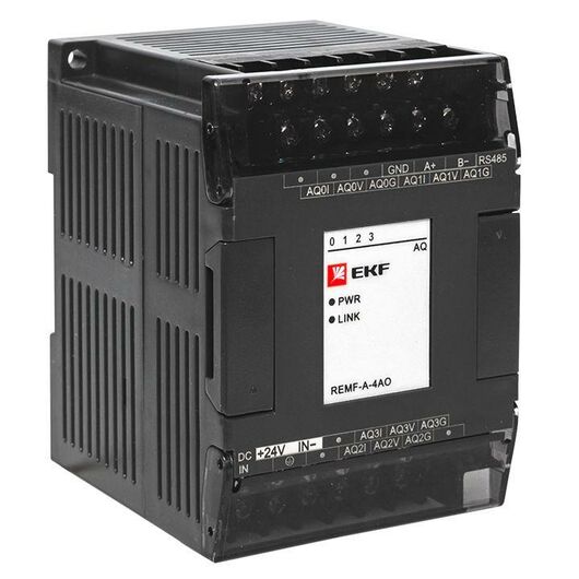 Модуль аналогового вывода REMF 4 PRO-Logic EKF REMF-A-4AO, изображение 7 • Купить по низкой цене в интернет-магазине СМЭК