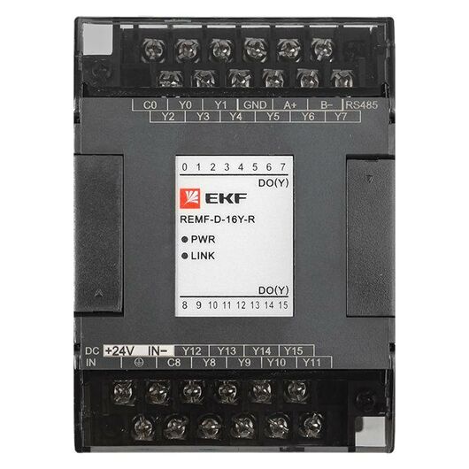 Модуль дискретного вывода REMF 16 PRO-Logic EKF REMF-D-16Y-R, изображение 5 • Купить по низкой цене в интернет-магазине СМЭК