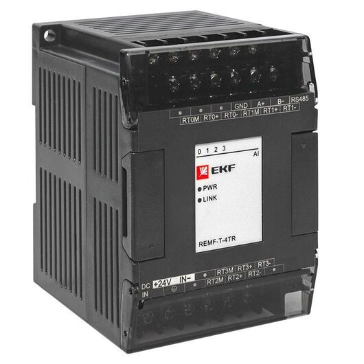 Модуль ввода термосопротивлений REMF 4 PRO-Logic EKF REMF-T-4TR, изображение 6 • Купить по низкой цене в интернет-магазине СМЭК