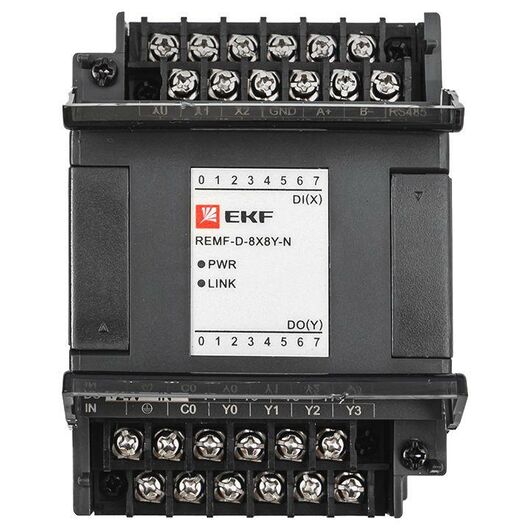 Модуль дискретного в/в REMF 8/8 N PRO-Logic EKF REMF-D-8X8Y-N, изображение 8 • Купить по низкой цене в интернет-магазине СМЭК
