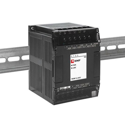 Модуль аналогового вывода REMF 4 PRO-Logic EKF REMF-A-4AO, изображение 5 • Купить по низкой цене в интернет-магазине СМЭК