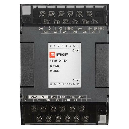 Модуль дискретного ввода REMF 16 PRO-Logic EKF REMF-D-16X, изображение 5 • Купить по низкой цене в интернет-магазине СМЭК