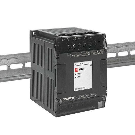 Модуль аналогового ввода REMF 4 PRO-Logic EKF REMF-A-4AI, изображение 4 • Купить по низкой цене в интернет-магазине СМЭК