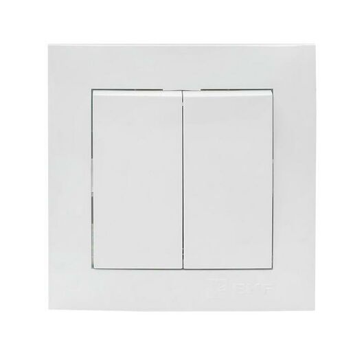 Выключатель 2-кл. СП Валенсия 10А IP20 бел. PROxima EKF EWV10-023-10, изображение 2 • Купить по низкой цене в интернет-магазине СМЭК