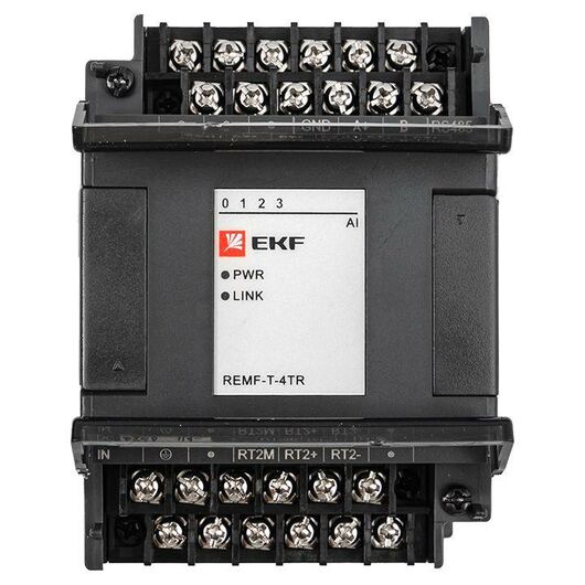 Модуль ввода термосопротивлений REMF 4 PRO-Logic EKF REMF-T-4TR, изображение 7 • Купить по низкой цене в интернет-магазине СМЭК