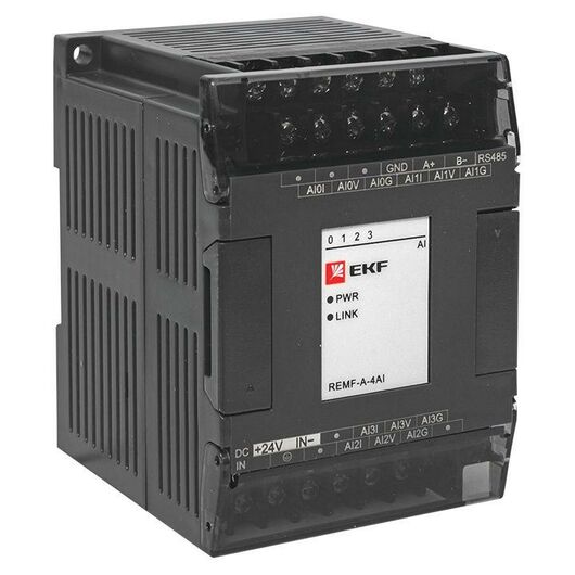 Модуль аналогового ввода REMF 4 PRO-Logic EKF REMF-A-4AI, изображение 2 • Купить по низкой цене в интернет-магазине СМЭК