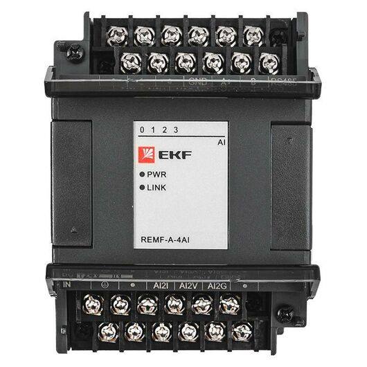 Модуль аналогового ввода REMF 4 PRO-Logic EKF REMF-A-4AI, изображение 8 • Купить по низкой цене в интернет-магазине СМЭК