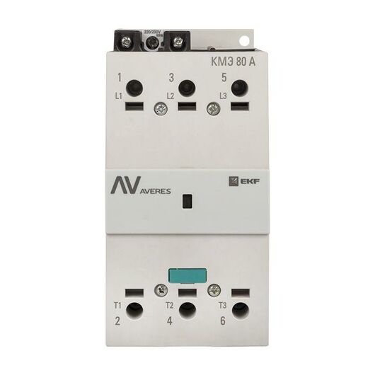 Контактор КМЭ 80А 400В АС AVERES EKF ctr-s-80-00-400-av, изображение 2 • Купить по низкой цене в интернет-магазине СМЭК