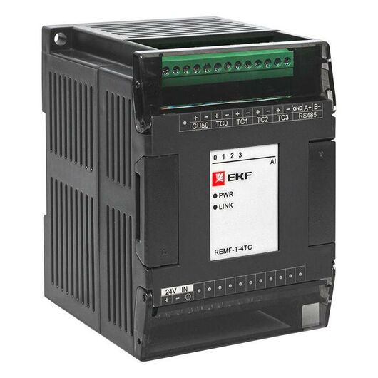 Модуль ввода термопар REMF 4 PRO-Logic EKF REMF-T-4TC, изображение 3 • Купить по низкой цене в интернет-магазине СМЭК