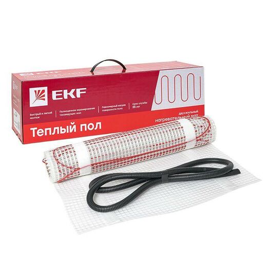 Комплект "Теплый пол" (мат) двухжил. 450Вт 3кв.м "Уют" PROxima EKF nm2-450-3, изображение 2 • Купить по низкой цене в интернет-магазине СМЭК