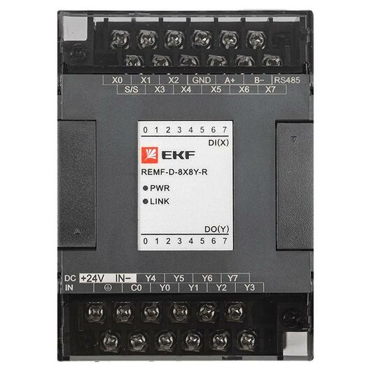 Модуль дискретного в/в REMF 8/8 PRO-Logic EKF REMF-D-8X8Y-R, изображение 6 • Купить по низкой цене в интернет-магазине СМЭК