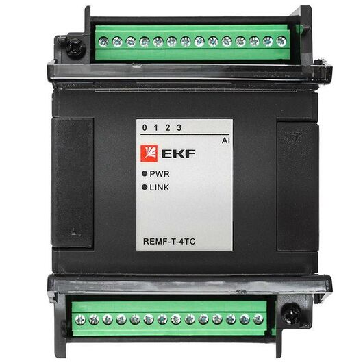 Модуль ввода термопар REMF 4 PRO-Logic EKF REMF-T-4TC, изображение 4 • Купить по низкой цене в интернет-магазине СМЭК