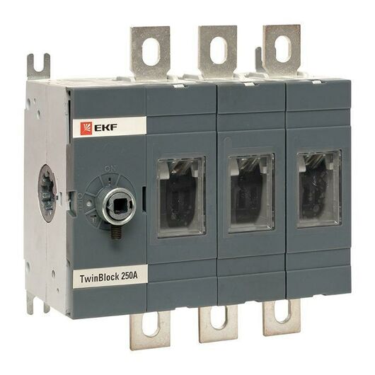 Рубильник 3п 250А без рукоятки управления TwinBlock PROxima EKF tb-s-250-3p, изображение 2 • Купить по низкой цене в интернет-магазине СМЭК