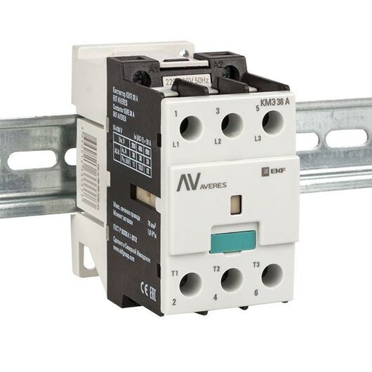 Контактор КМЭ 38А 400В АС AVERES EKF ctr-s-40-00-400-av, изображение 3 • Купить по низкой цене в интернет-магазине СМЭК