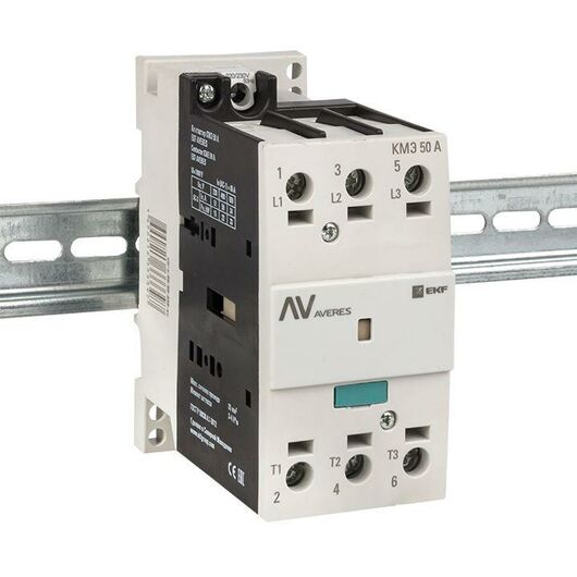 Контактор КМЭ 50А 230В АС AVERES EKF ctr-s-50-00-230-av, изображение 2 • Купить по низкой цене в интернет-магазине СМЭК