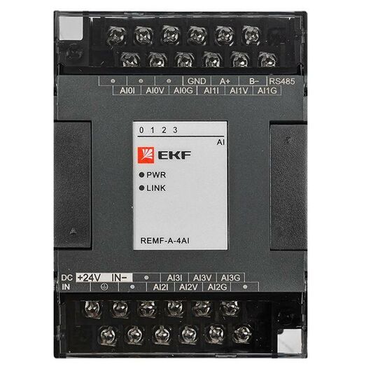 Модуль аналогового ввода REMF 4 PRO-Logic EKF REMF-A-4AI, изображение 6 • Купить по низкой цене в интернет-магазине СМЭК