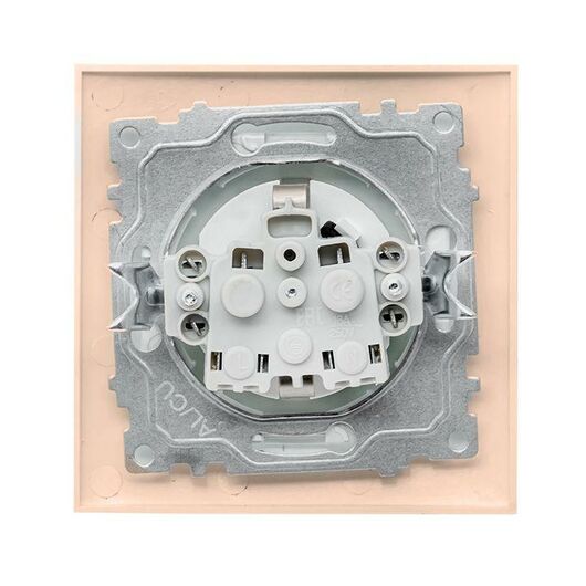Розетка 1-м СП Валенсия 16А IP20 с заземл. защ. шторки крем. PROxima EKF EWR16-028-20, изображение 2 • Купить по низкой цене в интернет-магазине СМЭК