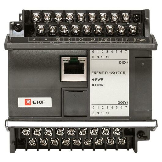 Модуль дискретного ввода/вывода EREMF 12/12 PRO-Logic EKF EREMF-D-12X12Y-R, изображение 6 • Купить по низкой цене в интернет-магазине СМЭК