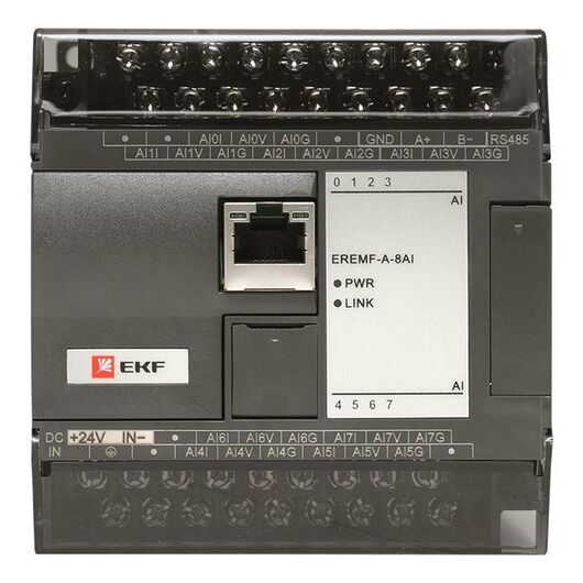 Модуль аналогового ввода EREMF 8 PRO-Logic EKF EREMF-A-8AI • Купить по низкой цене в интернет-магазине СМЭК