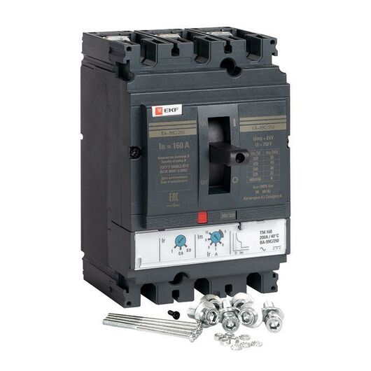 Выключатель автоматический 3п 250/160А 45кА ВА-99C Compact NS PROxima EKF mccb99C-250-160, изображение 4 • Купить по низкой цене в интернет-магазине СМЭК