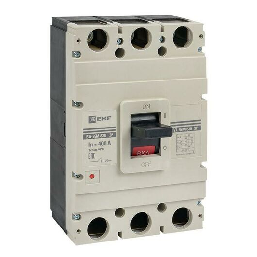 Выключатель автоматический 3п 630/400А 50кА ВА-99М PROxima EKF mccb99-630-400m, изображение 2 • Купить по низкой цене в интернет-магазине СМЭК