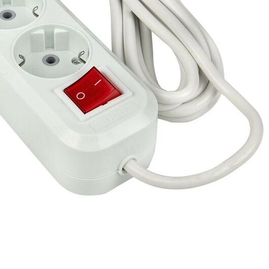 Удлинитель 3х2м с заземл. 16А IP20 Эксперт 3.5кВт ПВС 3х1 с выкл. PROxima EKF UBA16-310-3-02i, изображение 5 • Купить по низкой цене в интернет-магазине СМЭК
