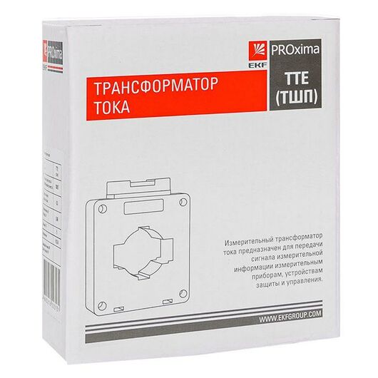 Трансформатор тока ТТЕ 60 1000/5А кл. точн. 0.5 5В.А EKF tte-60-1000 • Купить по низкой цене в интернет-магазине СМЭК