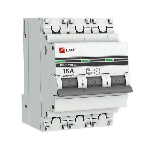 Выключатель нагрузки 3п 16А ВН-63 PROxima EKF SL63-3-16-pro • Купить по низкой цене в интернет-магазине СМЭК