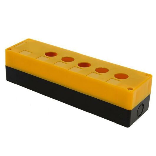 Корпус КП105 5 кнопок пластик. желт. EKF cpb-105-o, изображение 3 • Купить по низкой цене в интернет-магазине СМЭК
