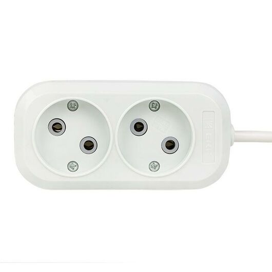 Удлинитель 2х2м без заземл. 10А IP20 Эксперт 2.2кВт ПВС 2х0.75 PROxima EKF UBA10-275-2-02, изображение 4 • Купить по низкой цене в интернет-магазине СМЭК