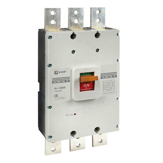 Выключатель автоматический 3п 1250/1250А 35кА ВА-99М PROxima EKF mccb99-1250-1250m, изображение 2 • Купить по низкой цене в интернет-магазине СМЭК