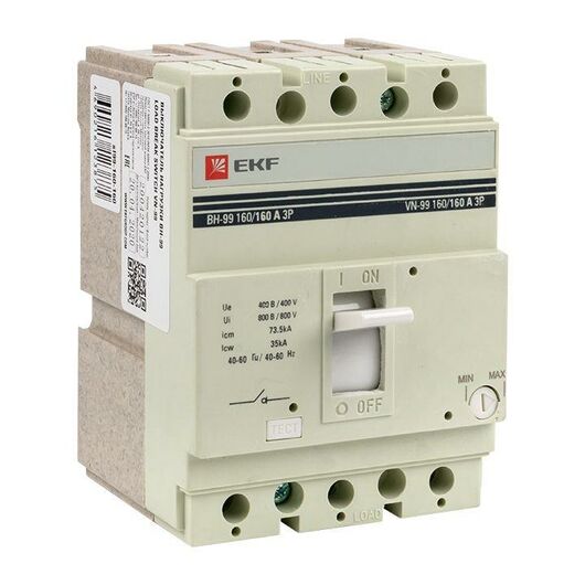 Выключатель нагрузки 3п ВН-99 160/160А EKF sl99-160-160, изображение 2 • Купить по низкой цене в интернет-магазине СМЭК