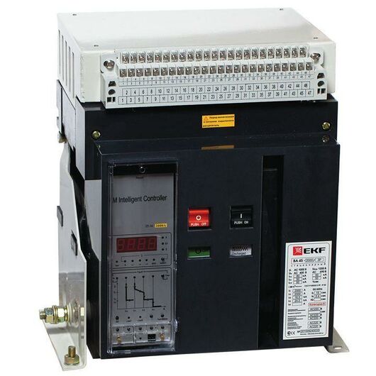 Выключатель автоматический 3п 4000/3200А 80кА ВА-45 PROxima стац. EKF mccb45-4000-3200, изображение 2 • Купить по низкой цене в интернет-магазине СМЭК