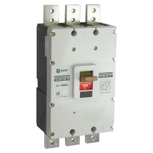 Выключатель автоматический 3п 1600А 35кА ВА-99М PROxima EKF mccb99-1600-1600m • Купить по низкой цене в интернет-магазине СМЭК