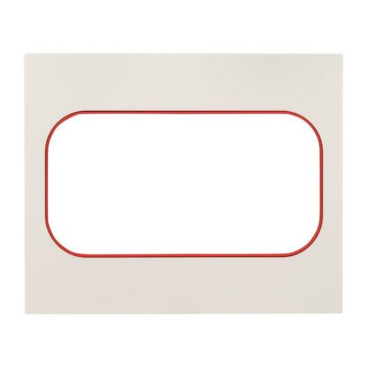 Рамка для розетки 2-м Стокгольм бел. с линией цвета красн. PROxima EKF EYM-G-304-20, изображение 2 • Купить по низкой цене в интернет-магазине СМЭК