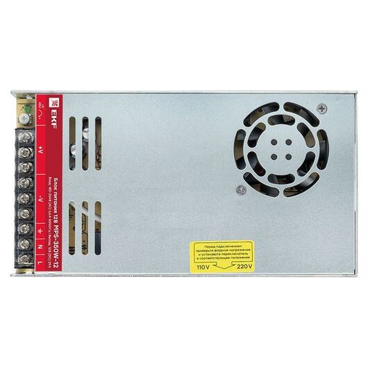 Блок питания 12В MPS-350W-12 PROxima EKF mps-350w-12, изображение 3 • Купить по низкой цене в интернет-магазине СМЭК