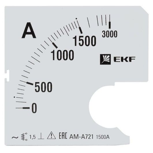 Шкала сменная для A721 1500/5А-1.5 PROxima EKF s-a721-1500 • Купить по низкой цене в интернет-магазине СМЭК