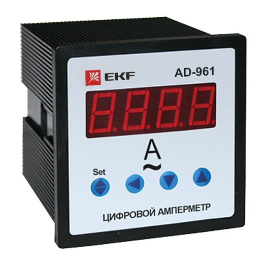 Амперметр цифровой AD-961 1ф на панель 96х96 EKF ad-961, изображение 2 • Купить по низкой цене в интернет-магазине СМЭК