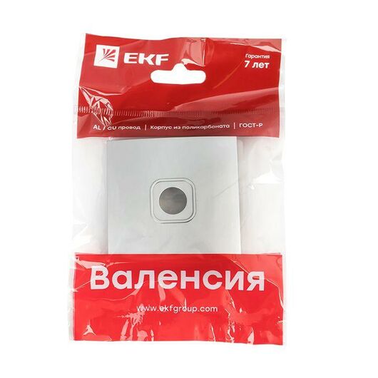 Панель лицевая Валенсия для розетки TV 1-м 75Ом 5-862МГц сталь PROxima EKF ESA00-L-027-30, изображение 2 • Купить по низкой цене в интернет-магазине СМЭК