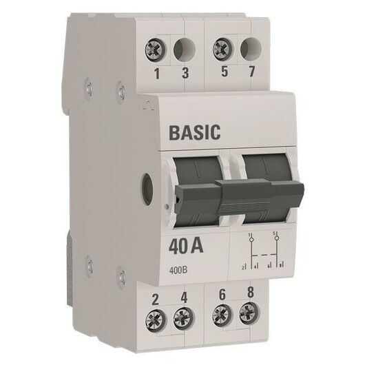 Переключатель трехпозиционный 2P 40А Basic EKF tps-2-40 • Купить по низкой цене в интернет-магазине СМЭК