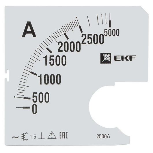 Шкала сменная для A961 2500/5А-1.5 PROxima EKF s-a961-2500 • Купить по низкой цене в интернет-магазине СМЭК