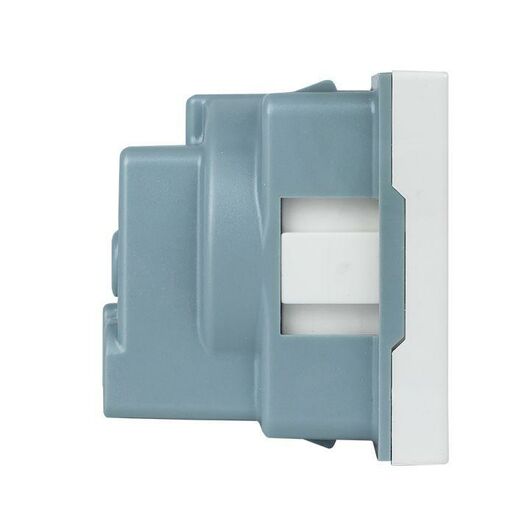 Розетка 1-м C-Line 2мод. 45х45 РКС-20-30-П с заземл. бел. EKF E2MR16-028-10, изображение 5 • Купить по низкой цене в интернет-магазине СМЭК